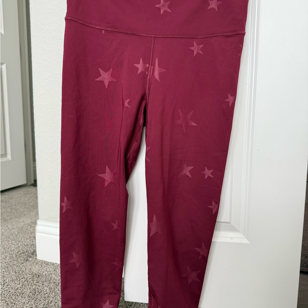 GAP Women's Burgundy Star Leggings